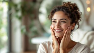 Face Yoga: 3 smorfie da fare per sollevare gli zigomi.