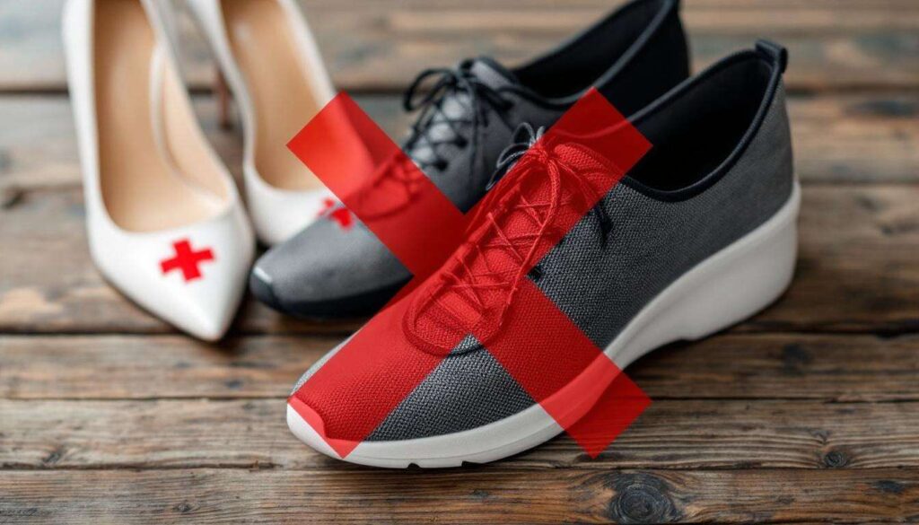 Le scarpe da evitare assolutamente se soffri di mal di schiena.