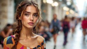 French braid spettinata: l'acconciatura che ha conquistato le passerelle di Milano